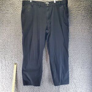 Carhartt Pants Mens 46 Black Relaxed Fit Durable Cotton Blend Workwear *Read*